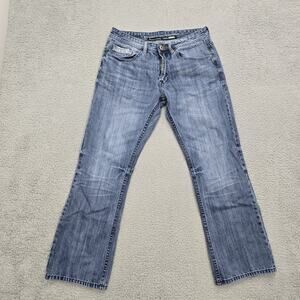 I JEANS BY BUFFALO Mens 32x29 Straight Blue Denim Pants